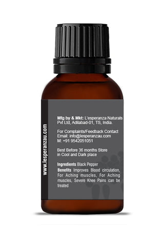 Black pepper Essential Oil